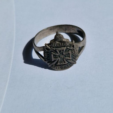 Silbener Ring Eisernes Kreuz