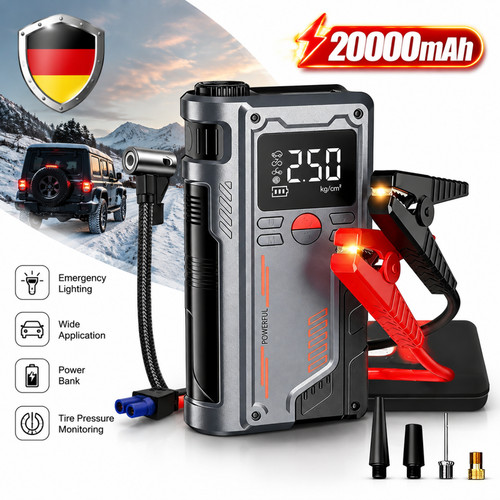 Auto starthilfe 20000mah - 20000mah, 1000a
