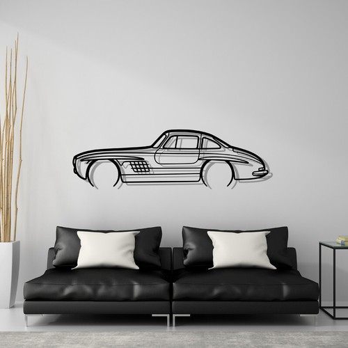 Wandkunst für mercedes 300sl - wandkunst,