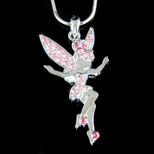 Rosa tinkerbell aus swarovski - rosa,