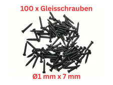 100 x Gleisschrauben – M1 x