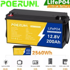 NEW 12V 200AH LiFePO4 Lithium