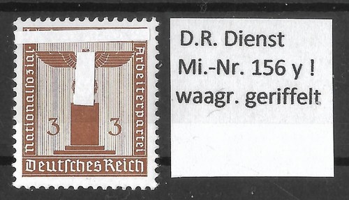 Dienstmarke 156 y - d.r.,