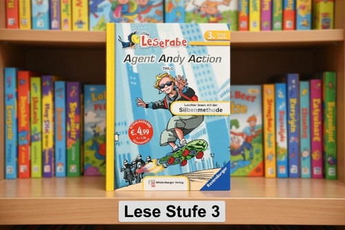 Leserabe lesestufe agent - 3,