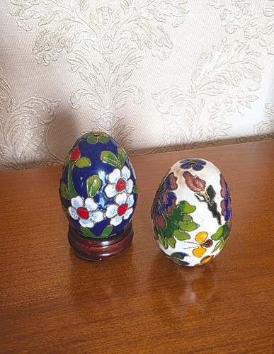 Zwei bunte cloisonne - zwei,