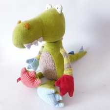 SIGIKID Drache Sweety grün Krokodil Patchwork Stofftier ca 32 cm