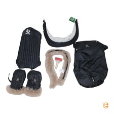 STOKKE Xplory X Winter Kit Set Kinderwagen Zubehör 5-teiliges Set Schwarz