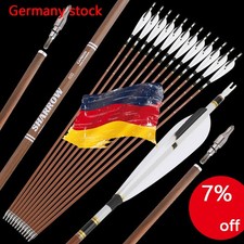 31 " Carbon Pfeile Naturfedern