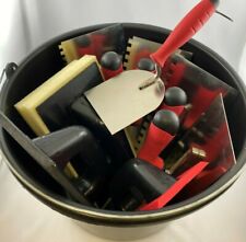 CONTOO Fliesenlegerset 10teilig Waschset Zahnkellen Baueimer Werkzeugset CT02_10