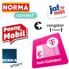 Telekom Multi Guthaben - NORMA connect, ja!mobil, EDEKA smart, HotSpot Pass D1 ✅