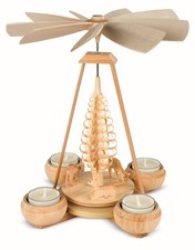 Teelichtpyramide Rehe