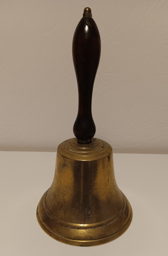 Große antike handglocke - große,