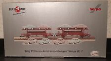 Spur TT Tillig/ Herpa Autotransportwagen "WOLGA M21 " RARITÄT