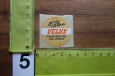 Alter Aufkleber Handwerk Hausbau Dachfenster Naturholz Holzfenster VELUX