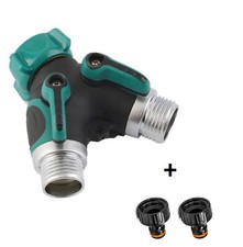 2 Wege Metall Verteiler