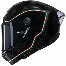 Motorrad Rennhelm Nolan X-804 RS CARBON ASSO DI PICCHE 341 + SILBER VISIER