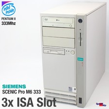 3x ISA SLOT SIEMENS SCENIC PRO M6 333 COMPUTER PC PARALLEL COM WIN 98 AG D1085