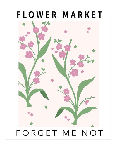 Florale wandkunst - florale,