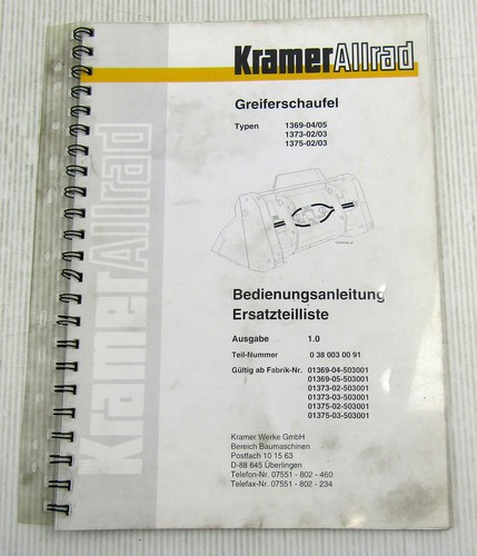 Kramer allrad greiferschaufel - kramer,