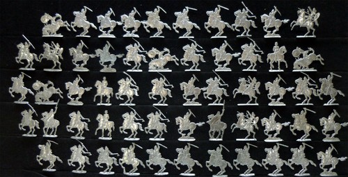 Zinnfiguren reiterei ritter - 56,