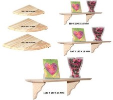 2 FUSS / 3 FUSS WANDREGAL NATURHOLZREGAL ECKREGAL AUFBEWAHRUNG DISPLAY