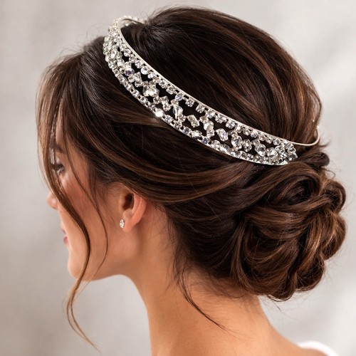 Haarreif diadem strass - diadem,