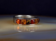 Ring Silber 925 Bernstein FX  18,0 mm - elegant & zeitlos schön