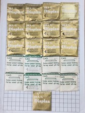 20 STERNKREUZ GLÄSER Typ „DIA-G“ und „CAG“gold armiert sortiert alte Lagerware