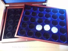 Leuchtturm Münzkassette VOLTERRA TRIO für 60x 10€/20€ Münzen in Kapseln, Rund