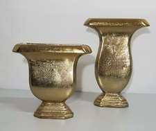 Blumenvase Vase  Alu /Bronze