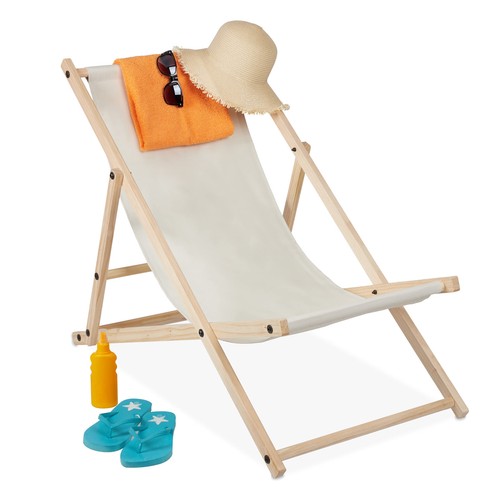 Relaxdays liegestuhl holz - relaxdays,