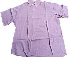 GILBERTO Herrenoberhemd classic fit 1/2-Arm Kurzarm rosé Größe 43_44 TW 132 NEU