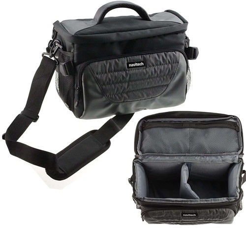 Navitech grey shoulder - grey, camera