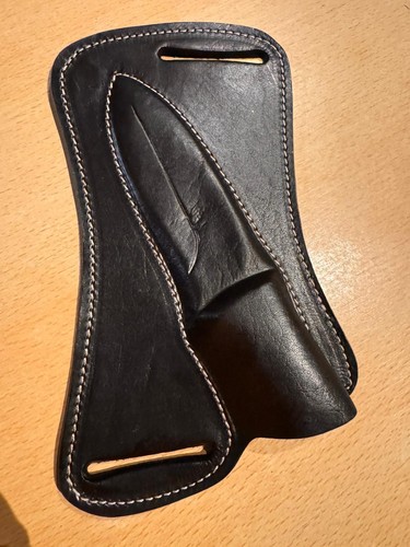 Leder messerscheide - leder,