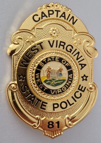 Police badge captain - police, west