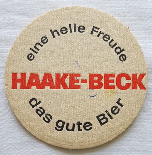 Bierdeckel haake beck das gute - das,