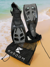 Khroom Verstellbare kurze Flossen Erwachsene Größe 36-47 || Zum Schnorcheln und