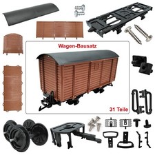 Gedeckter Güterwagen braun