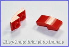 Lego 2 x Dachstein Bogen rot