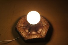 wandlampe keramik 70er