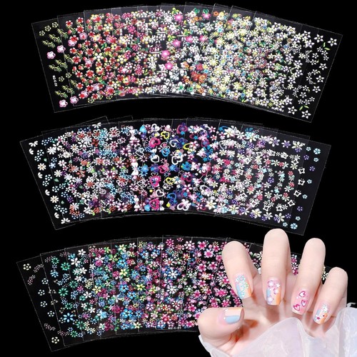 Blatt nagelsticker - 3d,