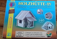 Holzhütte Bauset 4 in 1