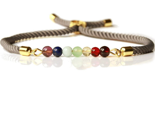 Edelstein chakra armband - edelstein,