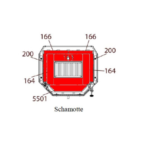 Feuerraumauskleidung für