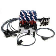 2x BOSCH Verteilerkappe Finger Kabelsatz für MERCEDES W124 W140 400-500 V8 M119