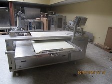 Teigausrollmaschine, Teigausroller , Ausrollmaschine, Ausroller Schneidetisch   