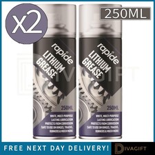 2 x LITHIUM FETT SPRAY 250ML