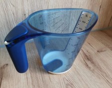 Tupperware - P19 CombiPlus,  Messgenau / Messbecher, 1,0 Liter, blau - RAR