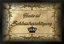 Fußmatte Schmutzfangmatte Krone Schloss Besichtigung F401