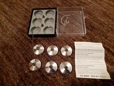 6 Audio Selection Spikes groß 36mm Verstellbar OVP früher Perfect Sound Creaktiv